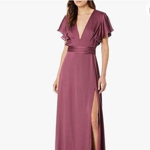 Jill Jill Stuart Women's Gown with Ruffle Sleeves